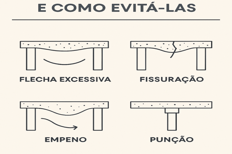 Deformações em Lajes